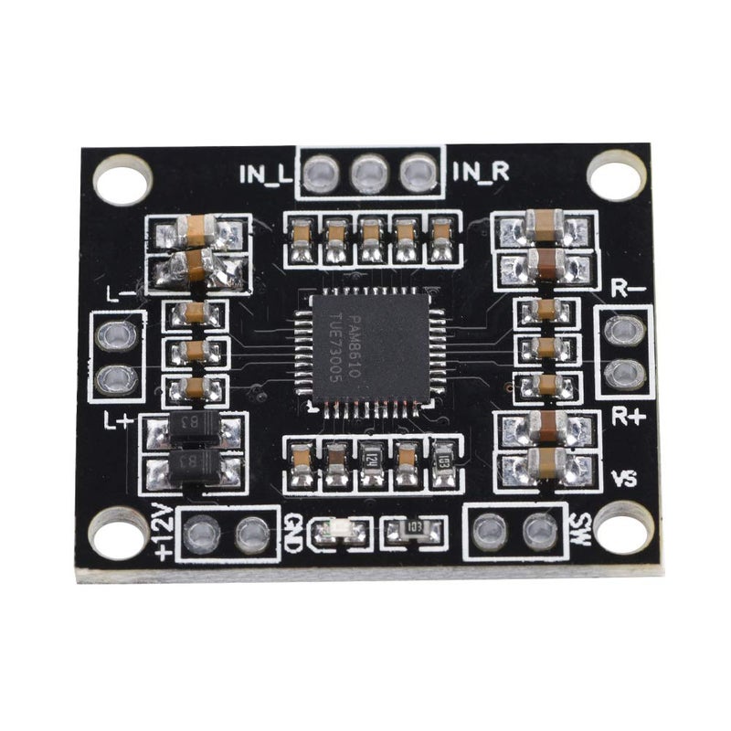 Black Class D 12V 15W Dual Channel Digital Amplifier Module for Home Entertainment System - Image 5